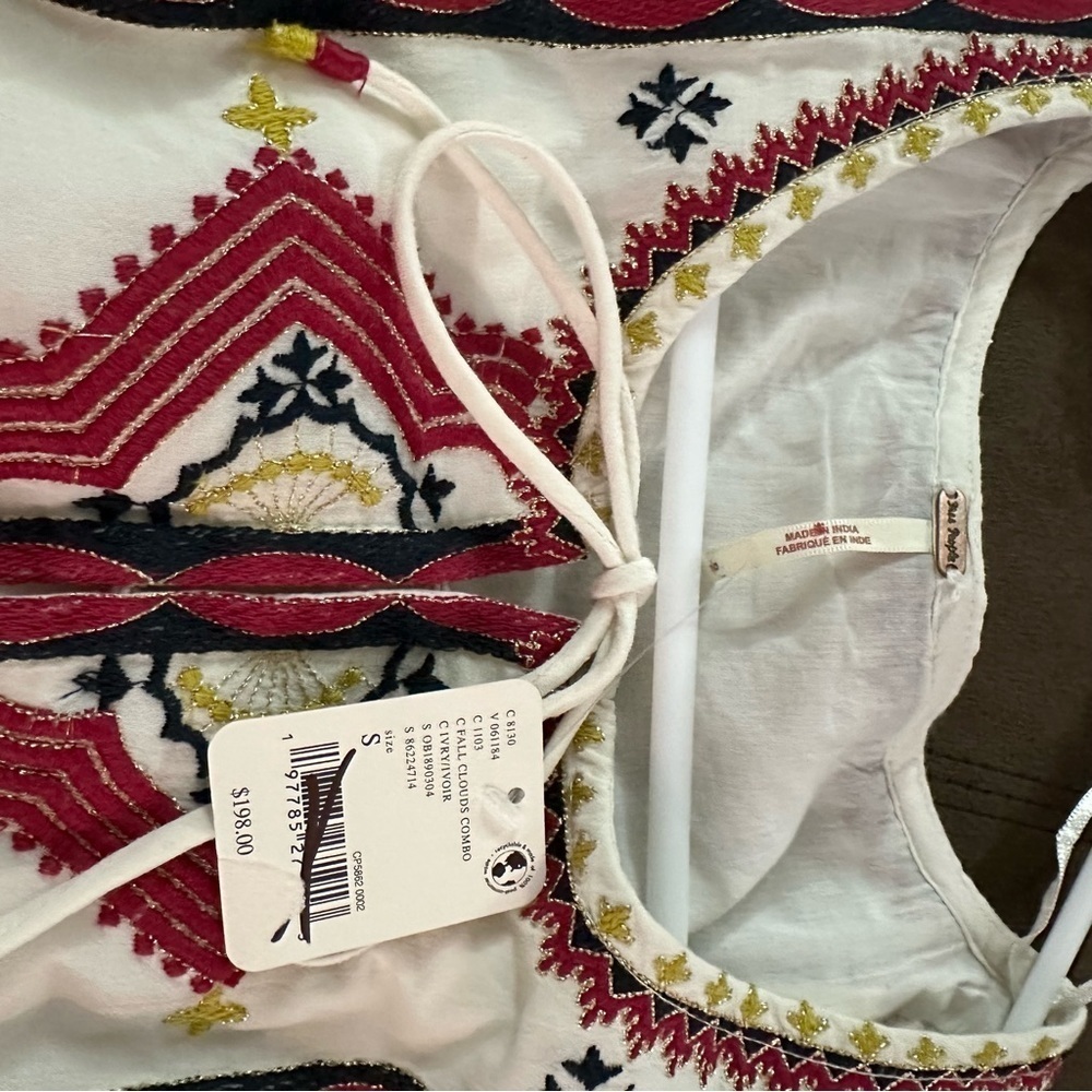NWT Free People Sweet Escape Midi In Fall Clouds Combo Size Small - Picture 11 of 13